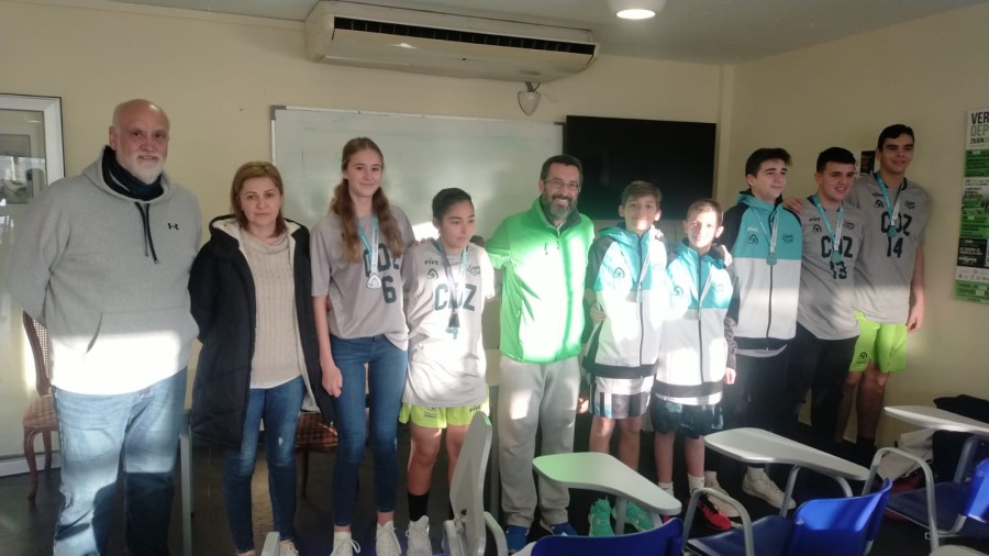 ALCALDE Y VIDAL CON ULB INFANTIL