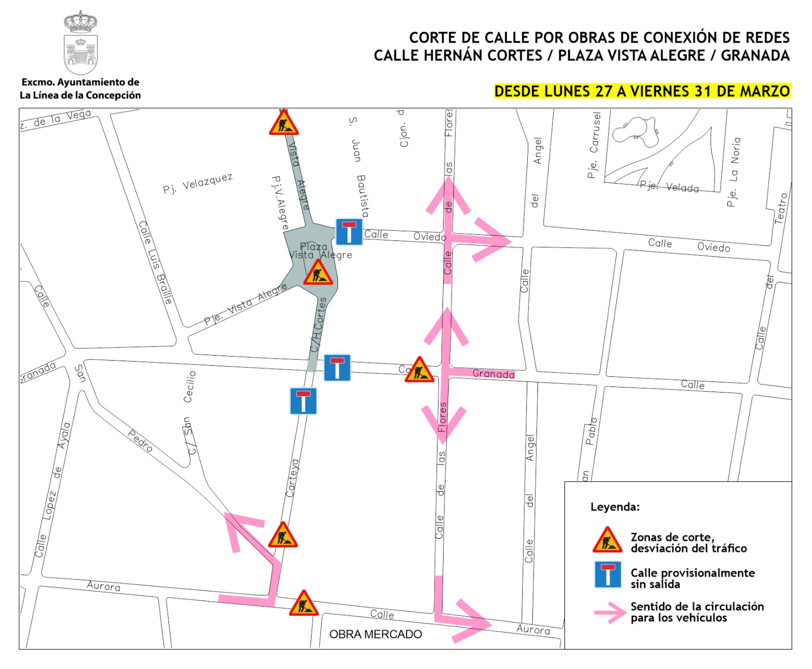 CORTE DE CALLES