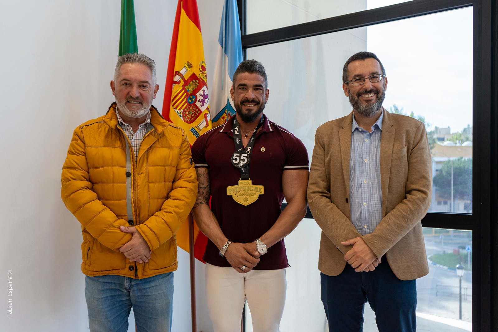 RECEPCION CAMPEON DE BODYBUILDING