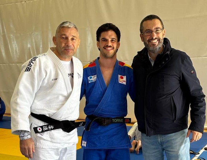 Alcalde en Stage de judo Geiko