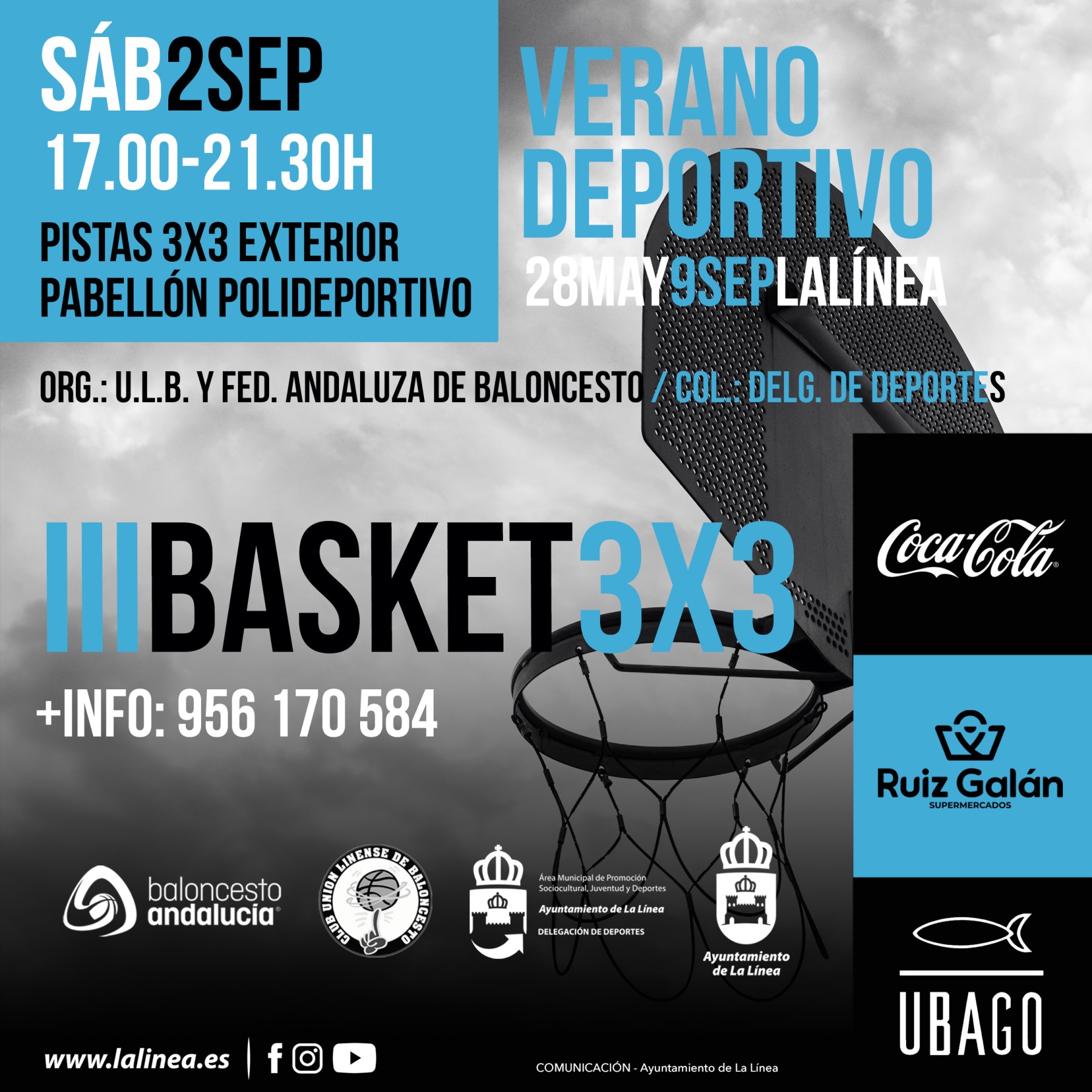 Baner RRSS Verano Deportivo 2023 Basket 3x3