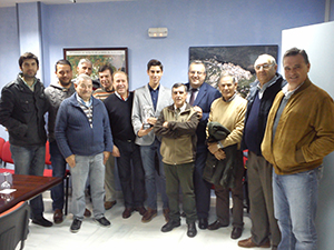 Foto acto entrega trofeo Joven Promesa Taurina