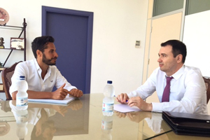 Mario Fdez con Juan de Dios Lpez Ubago