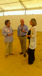 Visita a la caseta municipal
