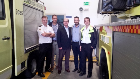 Visita parque bomberos