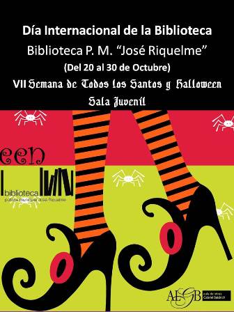 Halloween Biblioteca José Riquelme