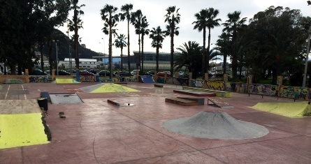 Instalaciones de skate en el parque