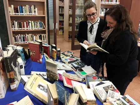 Semana libro rom&aacute;ntico en la biblioteca