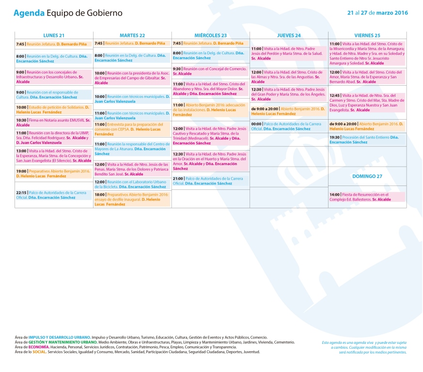 Semana 21 al 25 de marzo