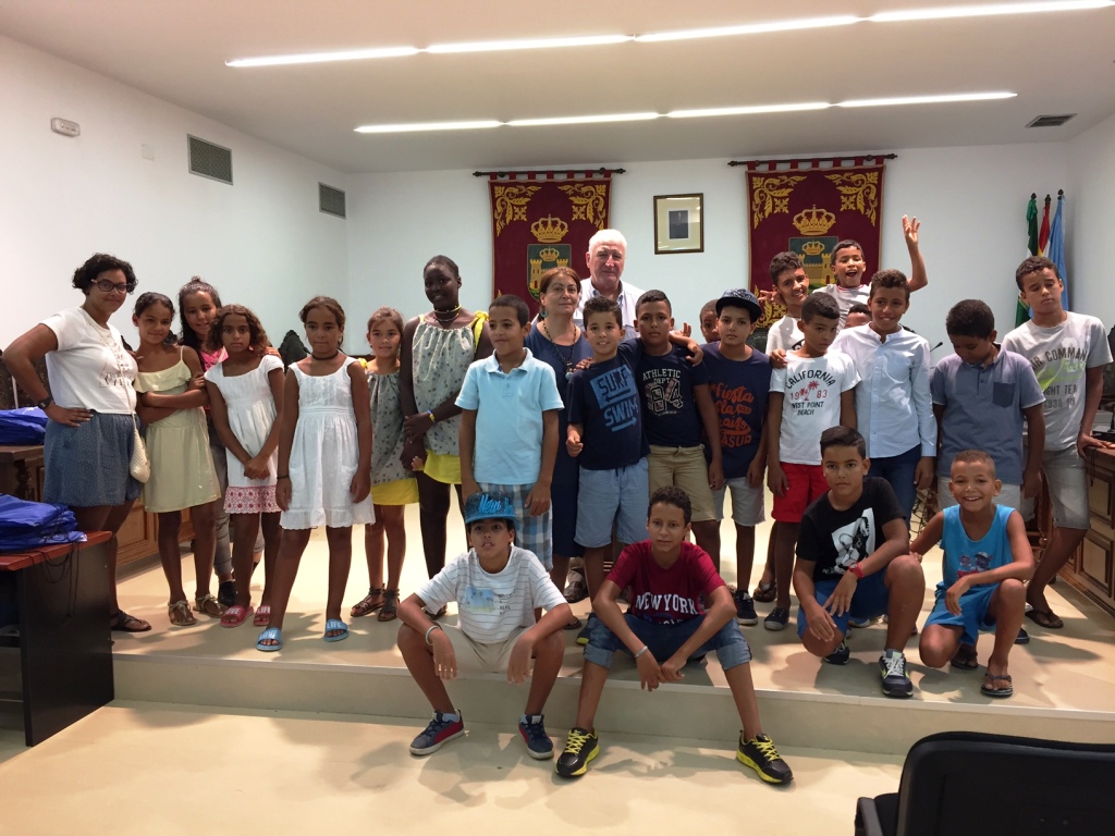 RECEPCION A NIÑOS SAHARAUIS