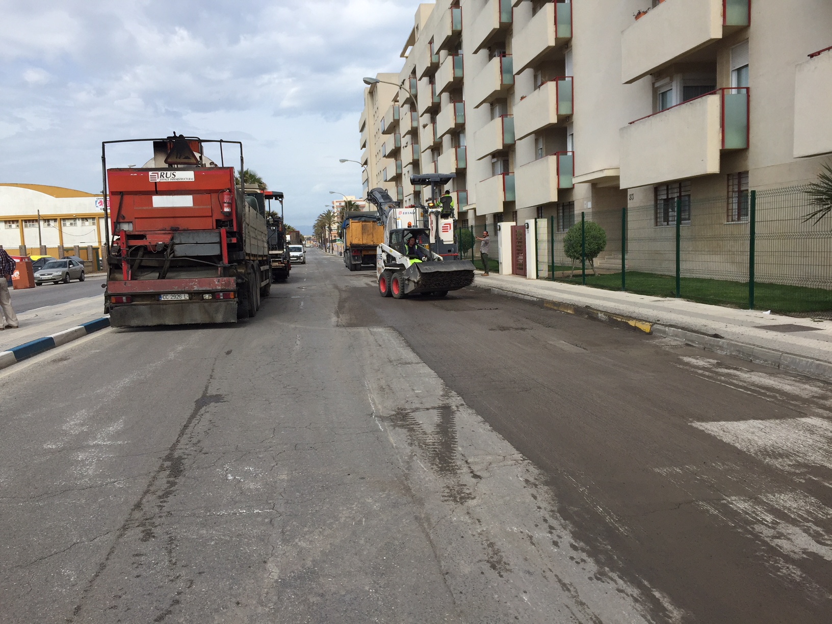 Asfaltado avenida Ejercito