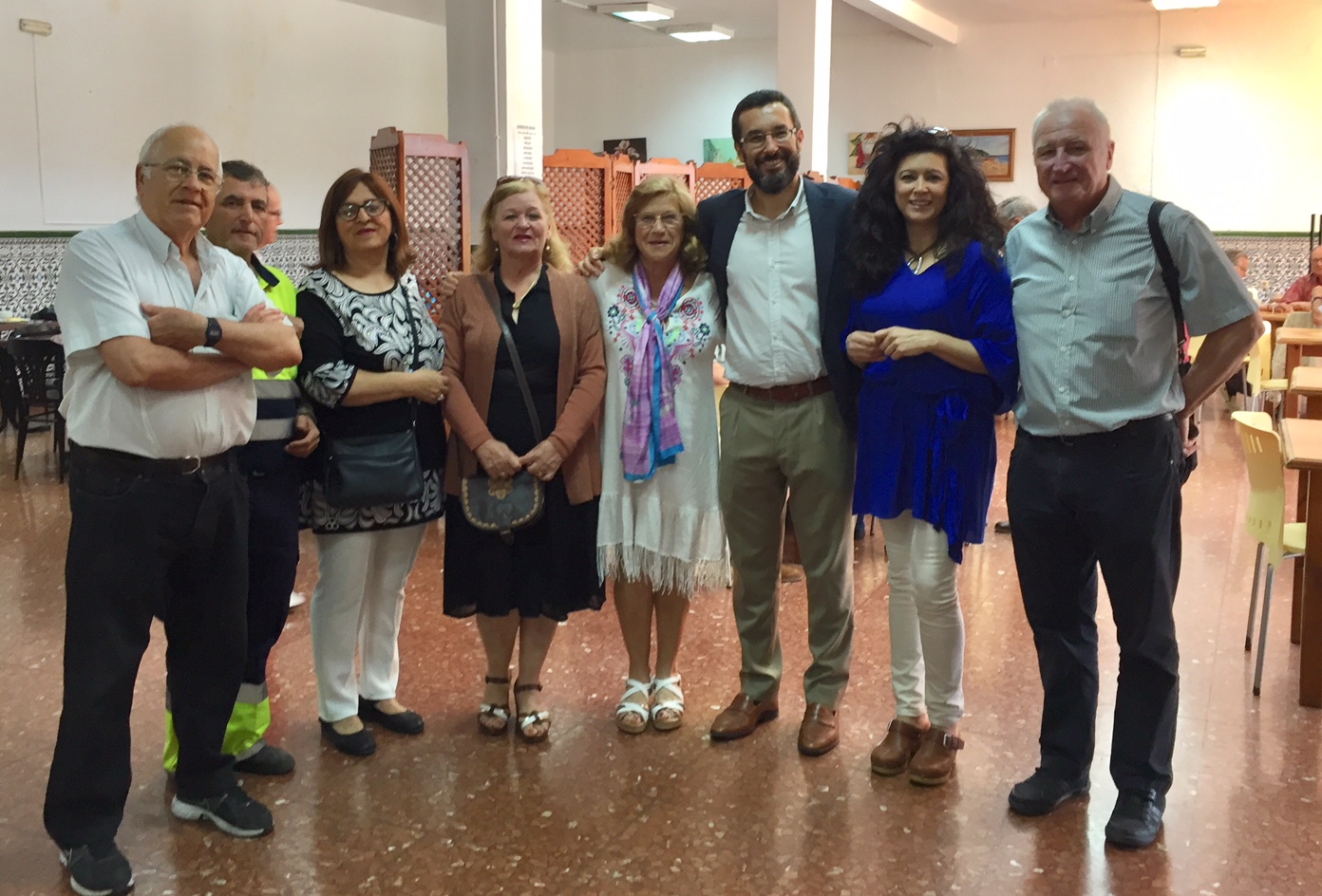 Visita mayores Padre Pandelo