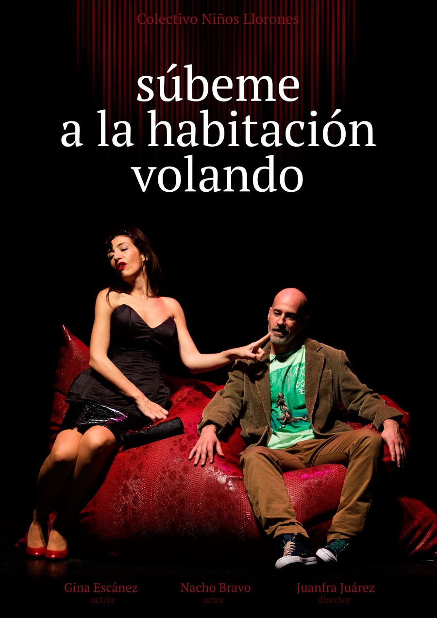 Cartel Súbeme a la habitación volando Septiembre 2018