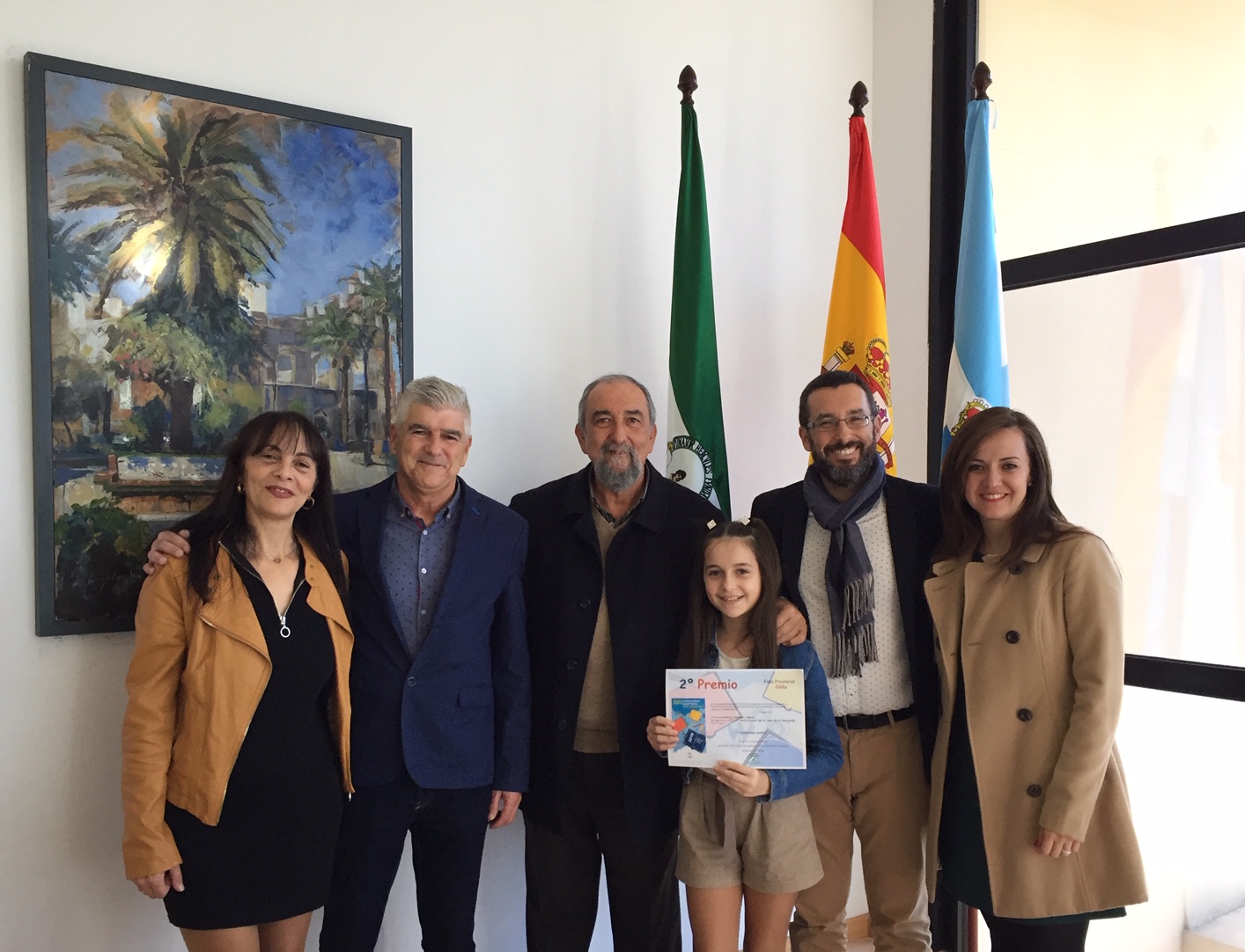Alcalde con Patricia Tomillero Almida