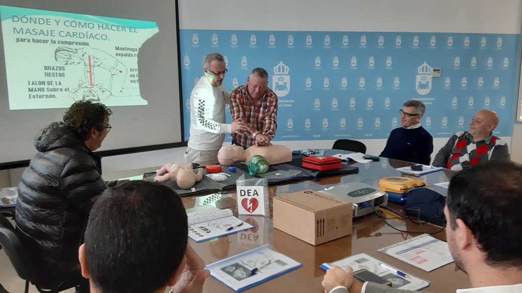 Curso RCP Desfibrilador DEA