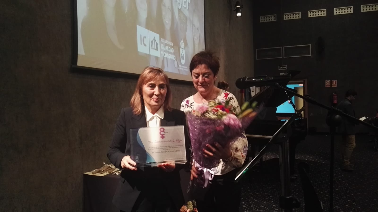 Rosa Cañamero y Carmen Garcia