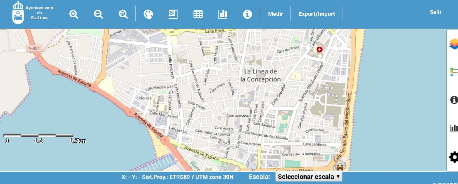 Sistema informacion georeferencida