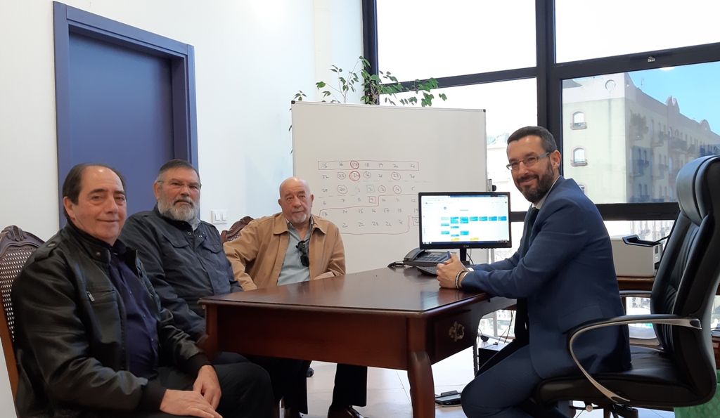 Alcalde con directiva Union Deportiva