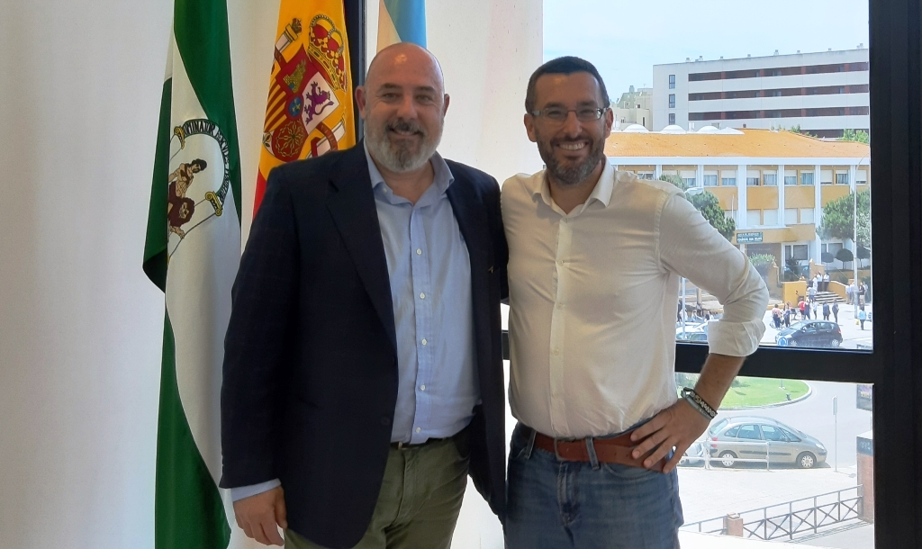 Alcalde con Francis Casielles