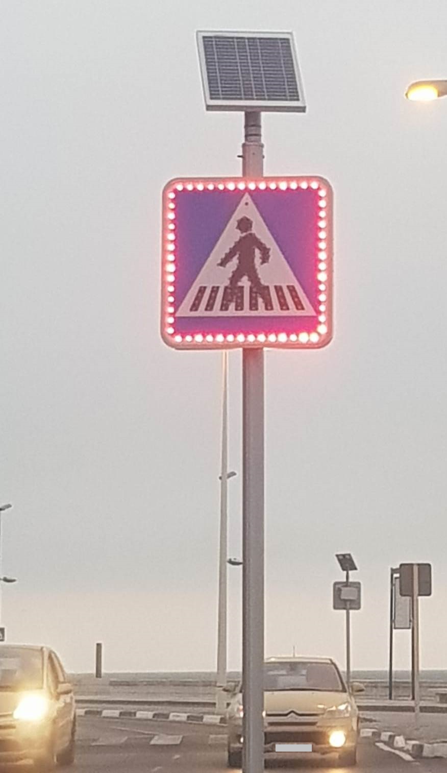 Señales luminosas pasos de cebra