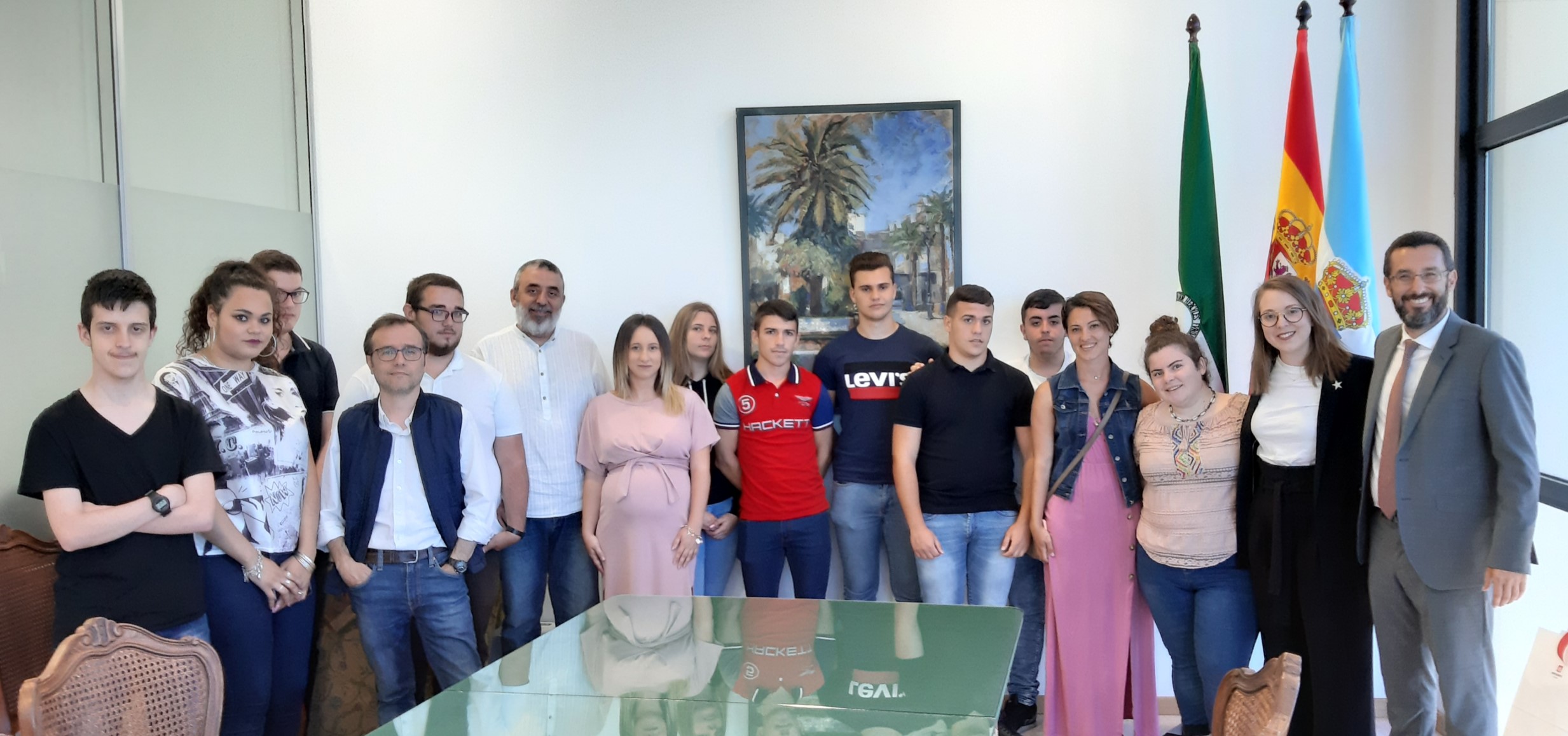 Despedida estudiantes en practicas 