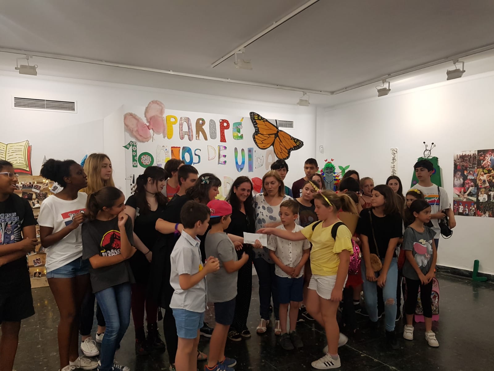 Entrega recaudacion Paripe a Solidarios