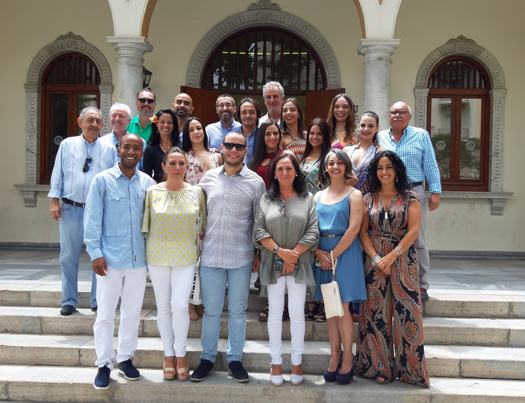 Recepción compañía venezolana David Morales