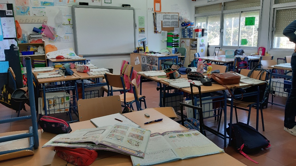 clase escolar vacia