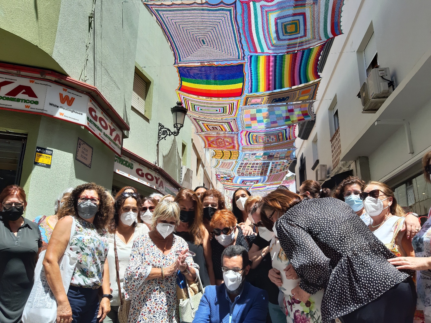 Inauguracion toldos calle las Flores 1