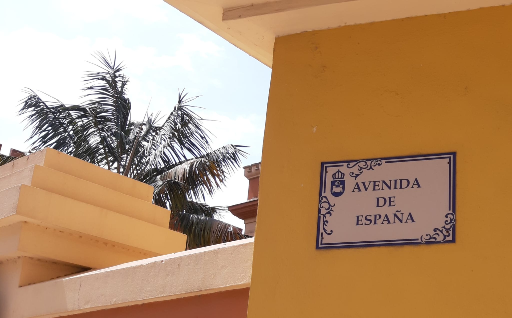 Placa señalizacion avenida de España ok